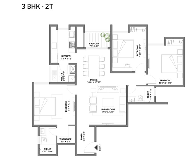 Assetz Canvas & Cove Phase 2 Floor Plan