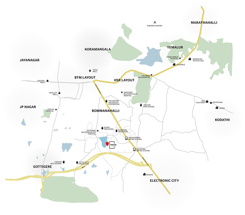 Assetz Canvas & Cove Phase 2 Location map